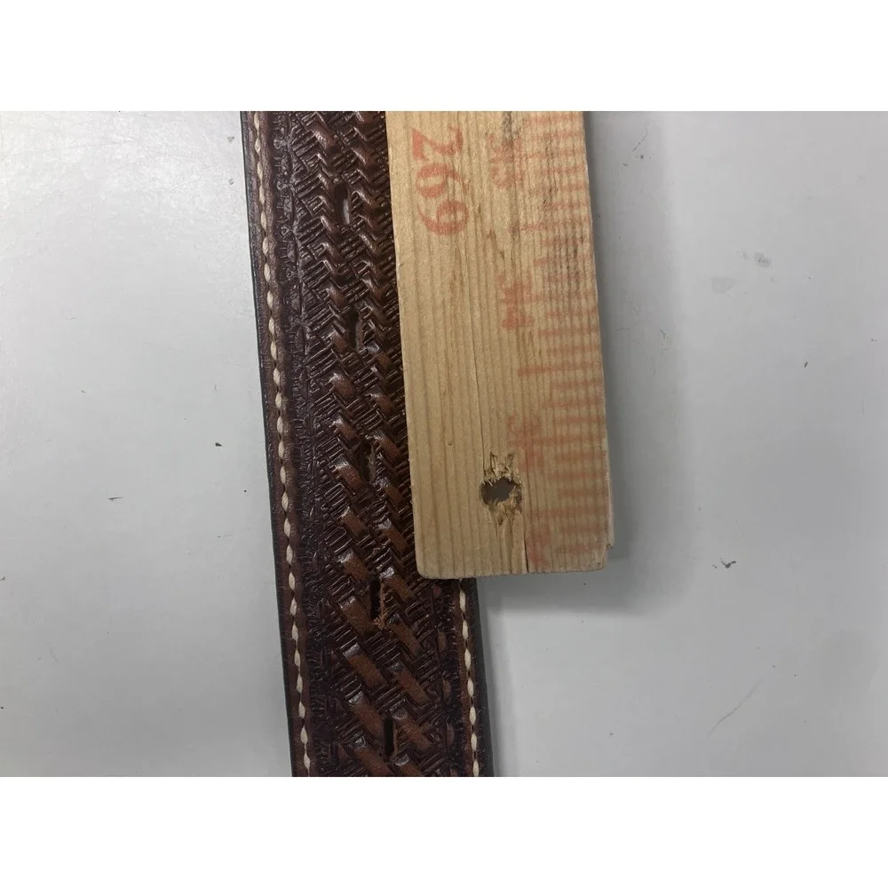 Vtg Torel 565 Top Grain Cowhide Belt Sz 39 Brown Tooled Leather Belt Texas
